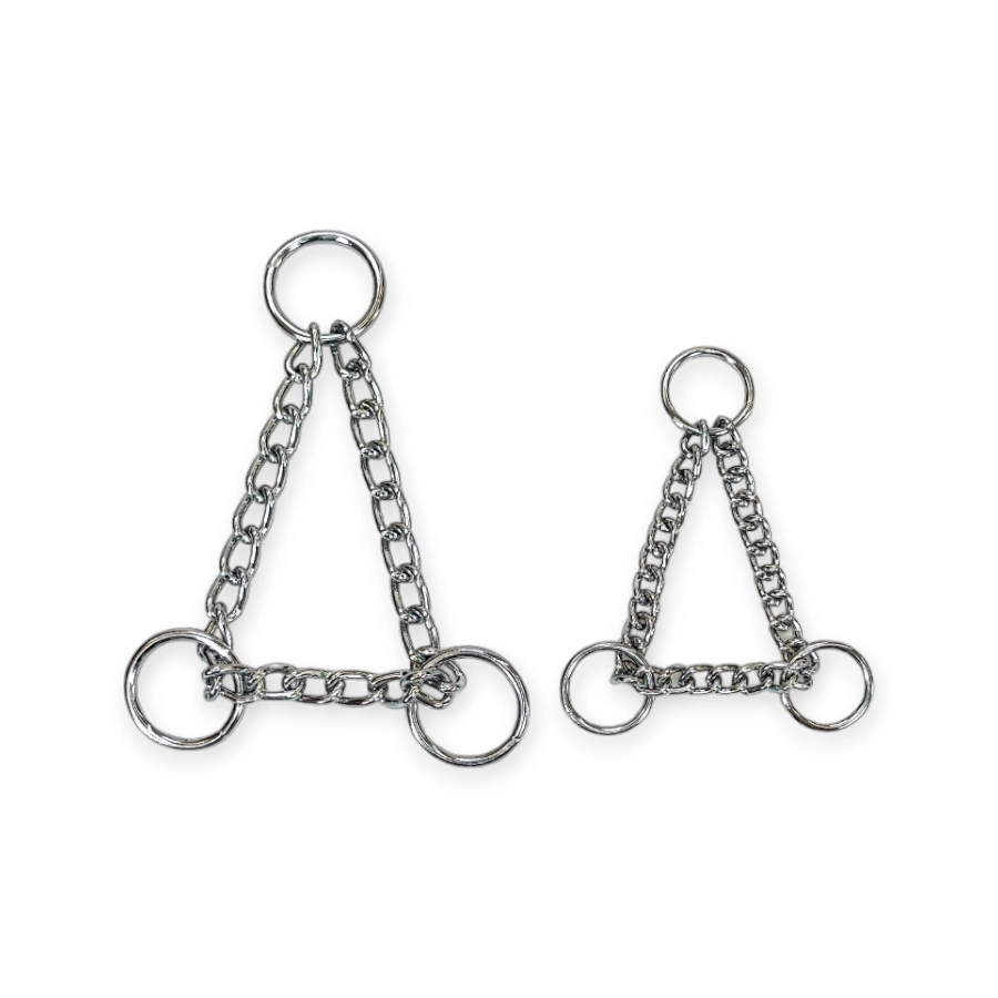 Toscani Martingala Catena anelli tondi zinco argento