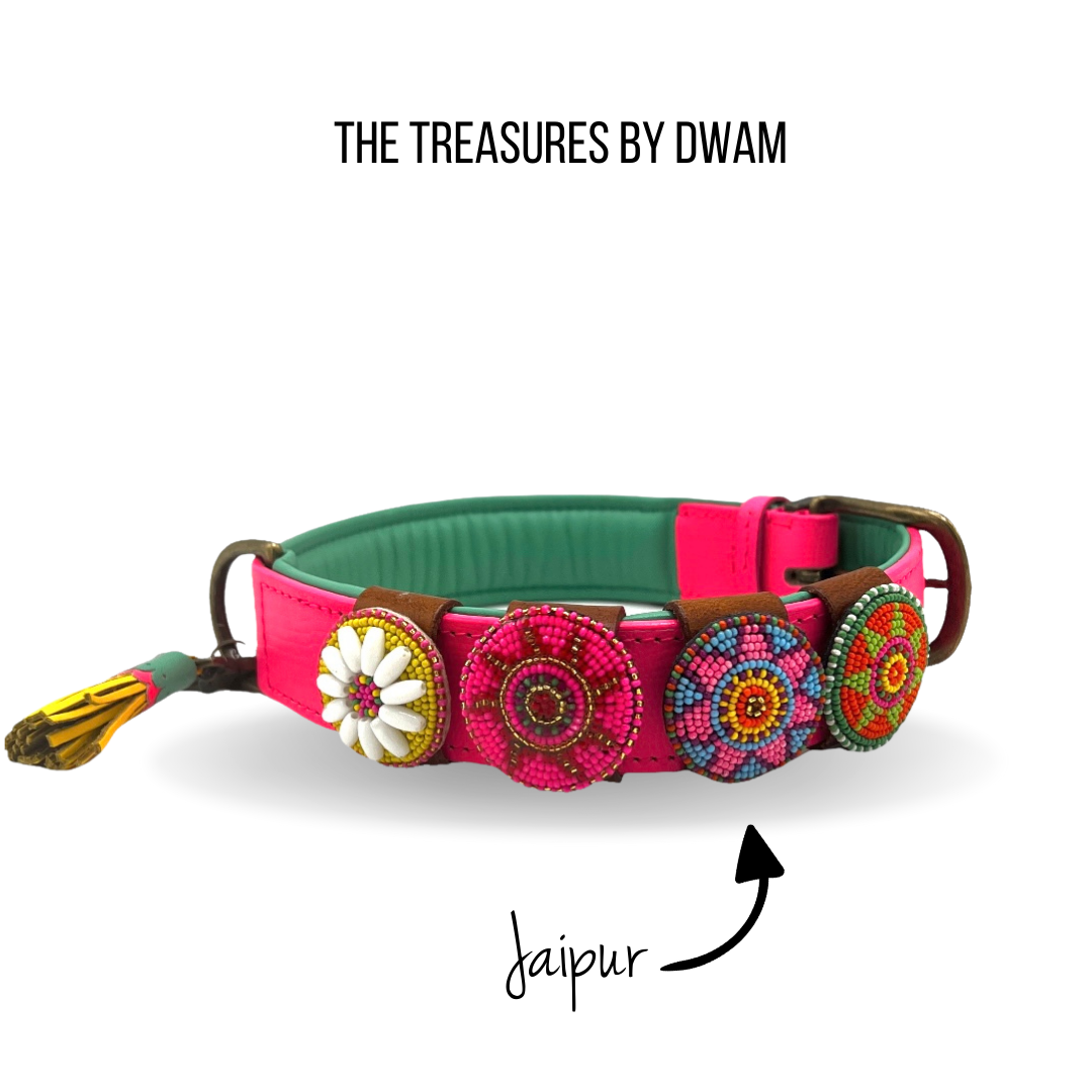 Dog with a Mission Jaipur Treasure M accessorio collare M