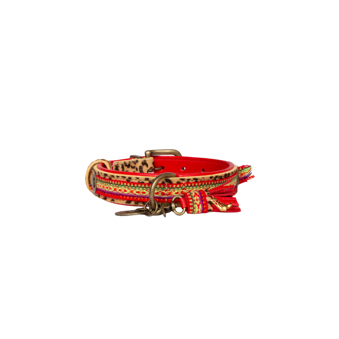 Dog with a Mission Gypsy collare cane S 30-33 cm rosso