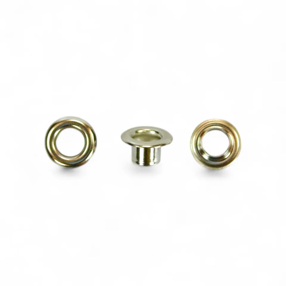 Toscani Rivetti e borchie occhiello metallo argento