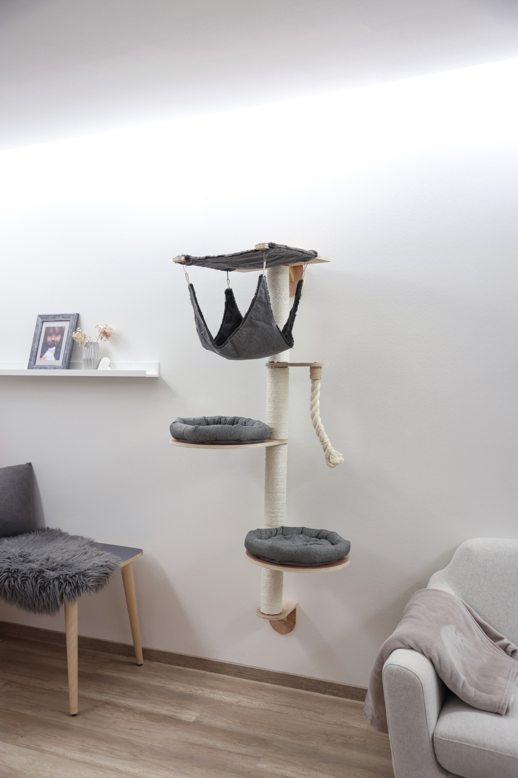 Kerbl Pet Dolomit 2.0 Tofana tiragraffi parete sisal amaca