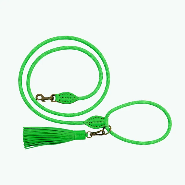 Dog with a Mission Apple Pie guinzaglio S verde 155 cm