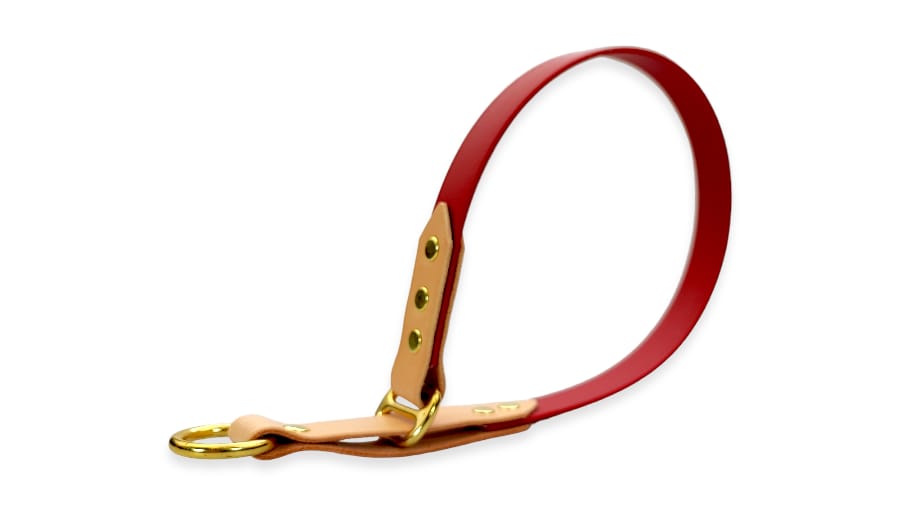 Toscani Cuoio Completo collare guinzaglio cane waterproof