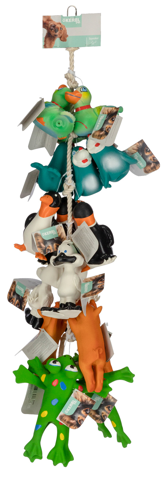 Kerbl Pet Figure Assortment giocattolo cane 18 pezzi