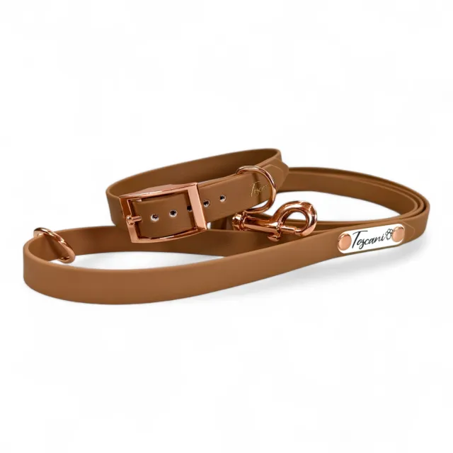 Toscani Waterproof completo cane collare+guinzaglio