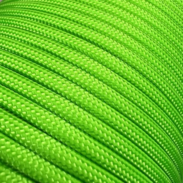 Toscani Paracord 550 Type 3 corda verde fluo 1 m 4 mm