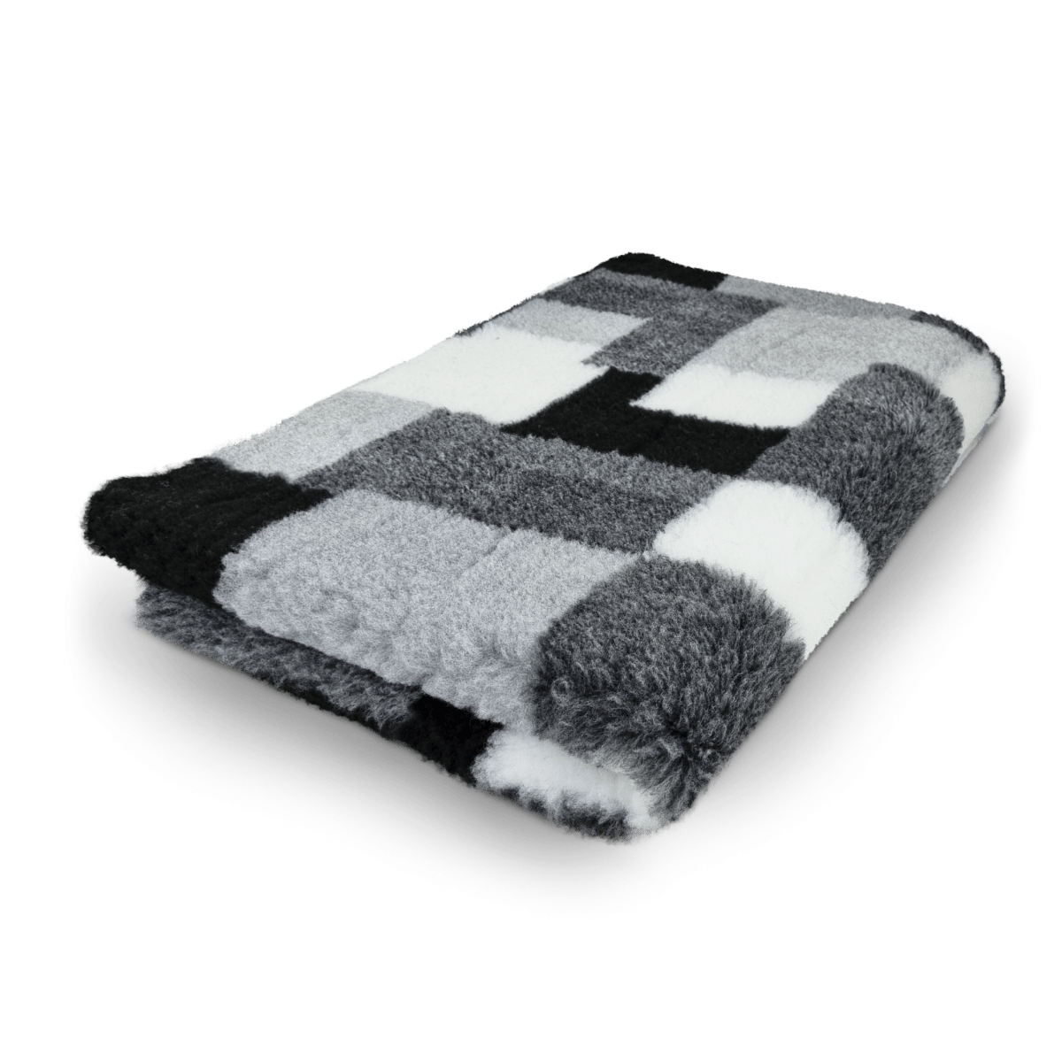 Toscani Vet Bed Tappeto Quadrati Grigi Pelo 28mm