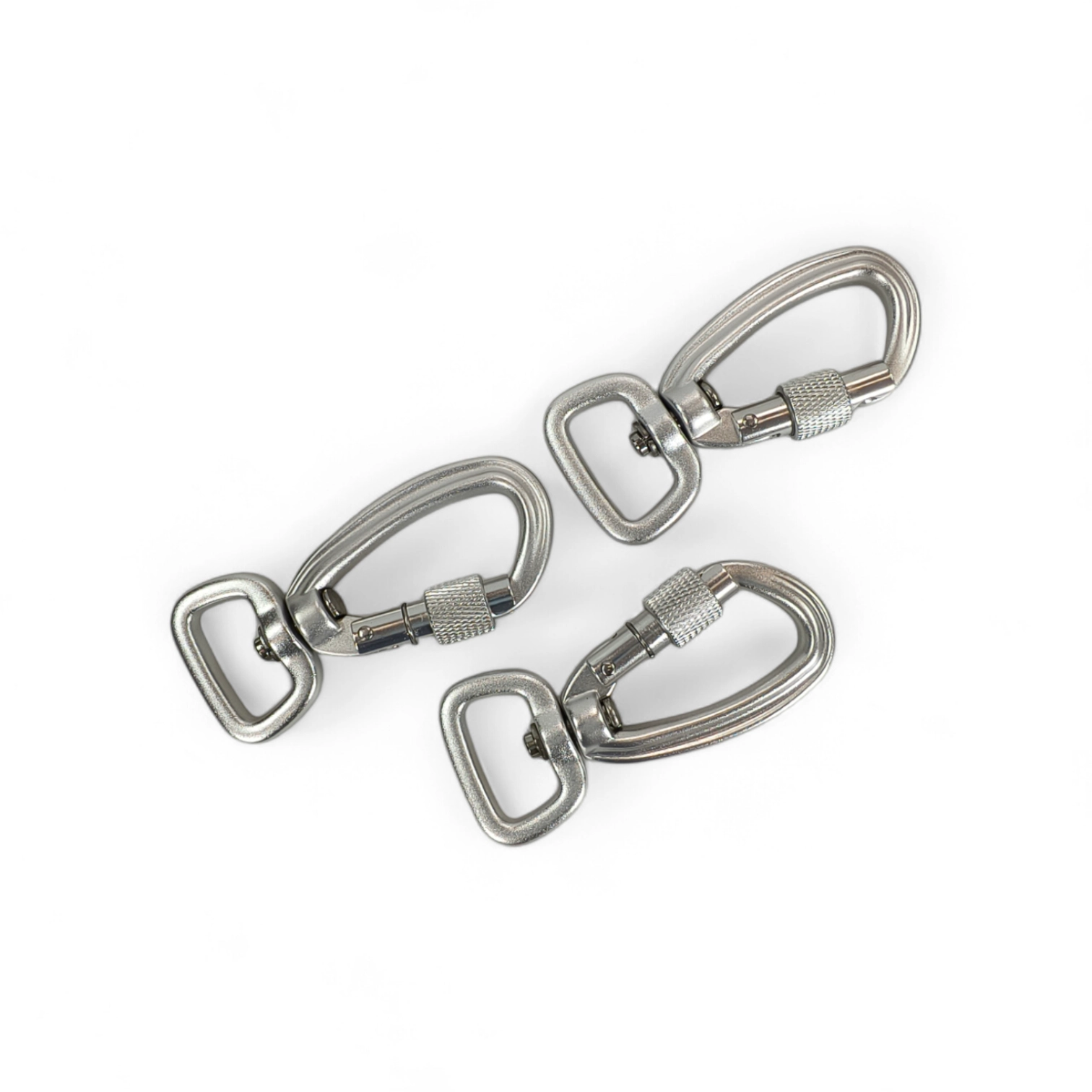 Toscani Moschettoni Sicurezza vite alluminio 6,9 cm