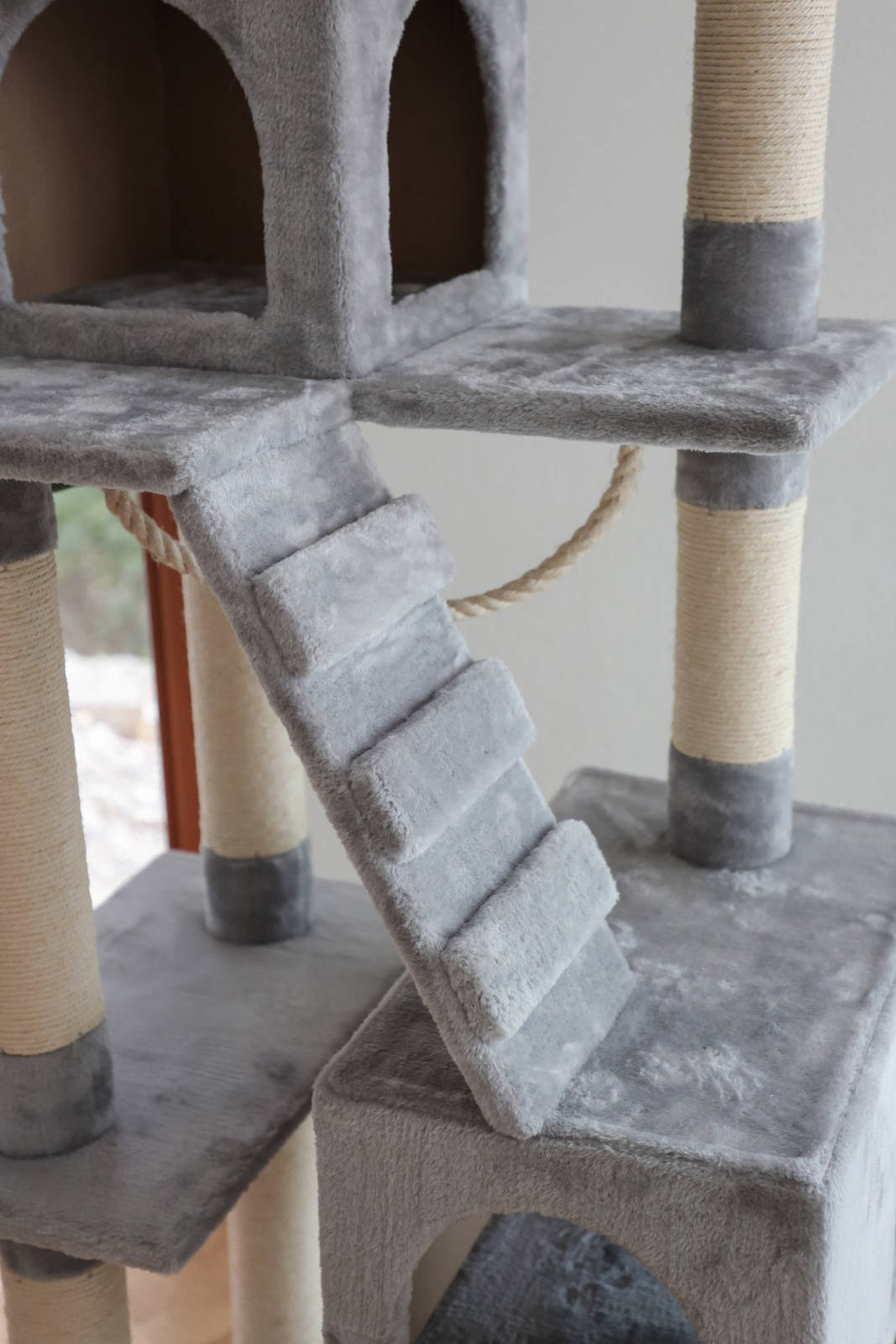 Kerbl Pet Square Albero Tiragraffi Gatto Sisal Multilivello