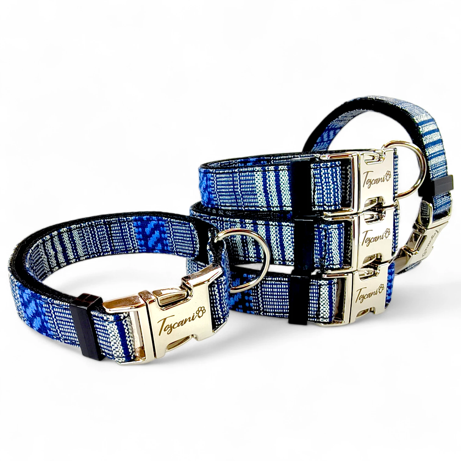 Toscani Edizioni speciali Era collare cane blu regolabile etnico