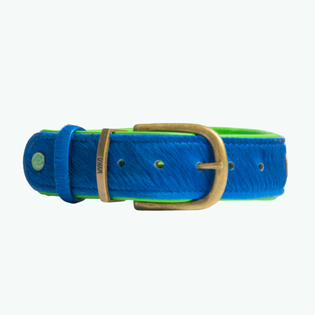 Dog with a Mission Zula collare cane L blu pelo 40-47 cm