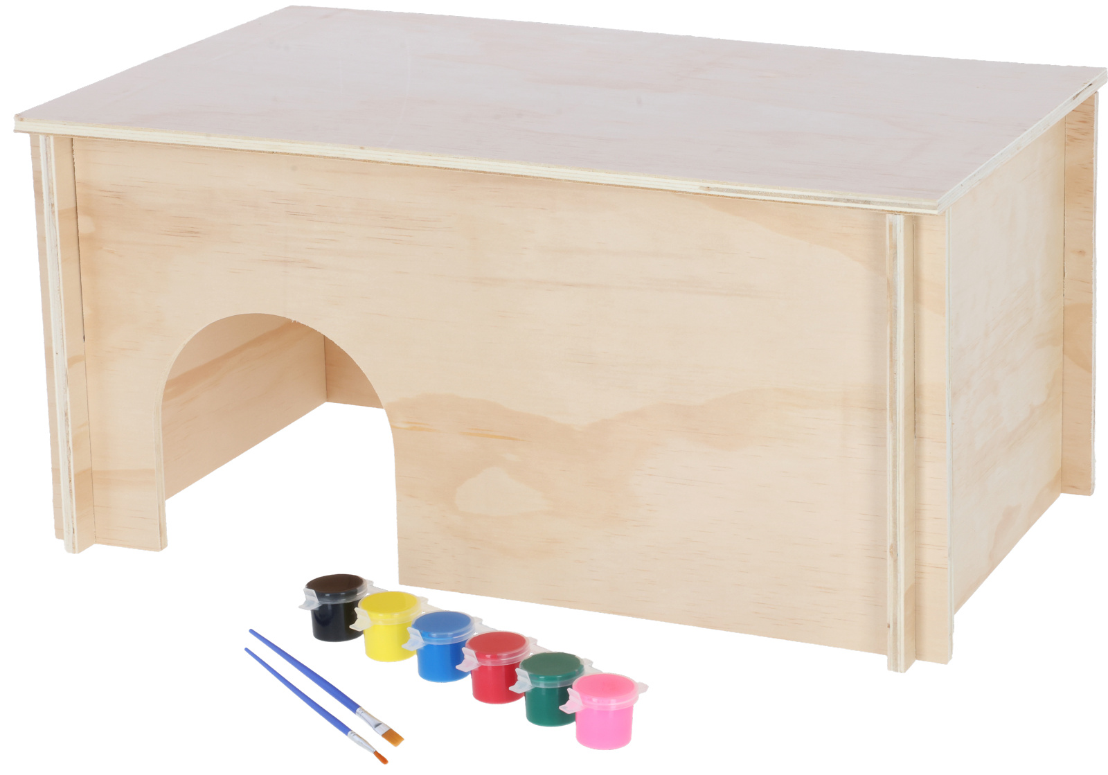 Kerbl Pet casetta roditori da dipingere legno tetto rimovibile