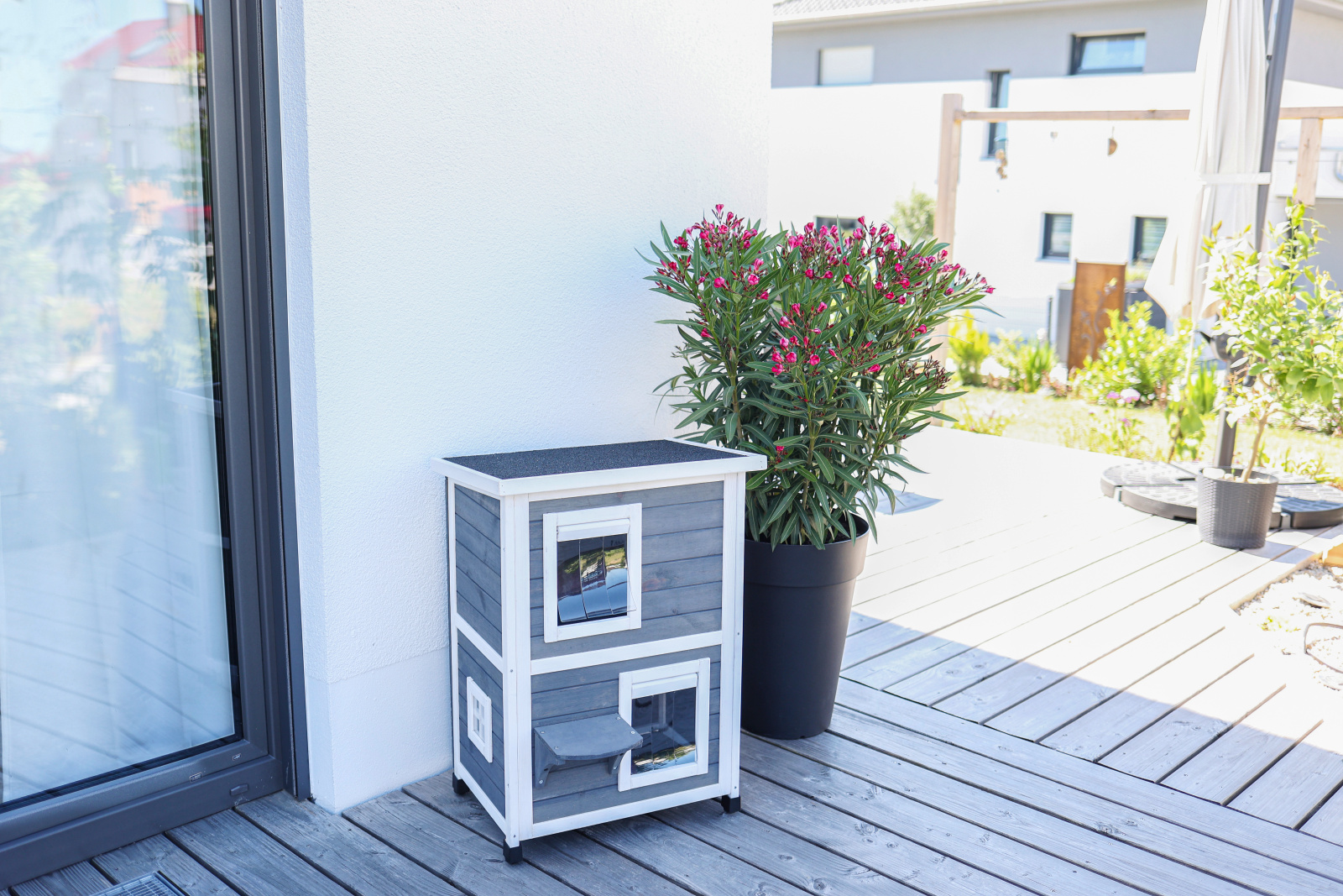 Kerbl Family Cat House casetta gatto esterno 2 piani