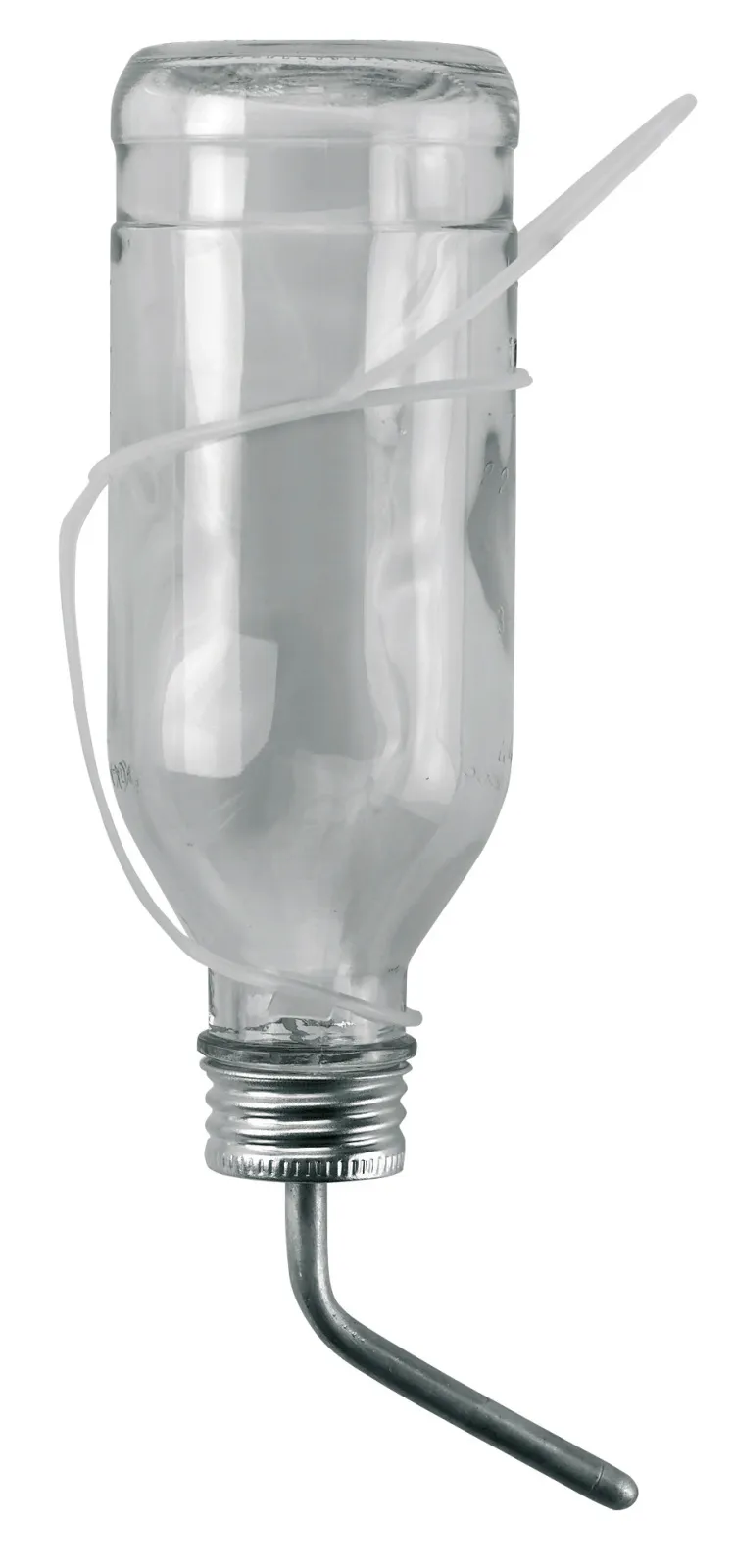 Kerbl Pet Bottiglia Beverino Conigli Tubo Alluminio con Gancio