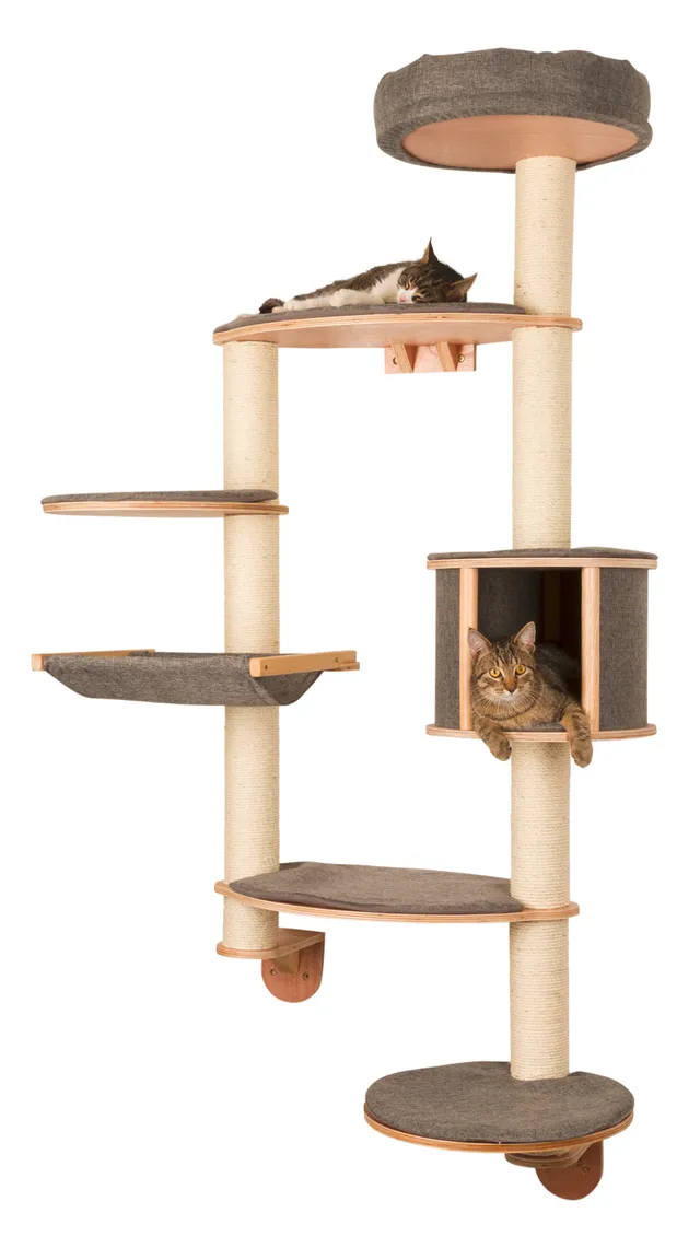 Kerbl Dolomit XL Tofana tiragraffi parete gatto con cuccia