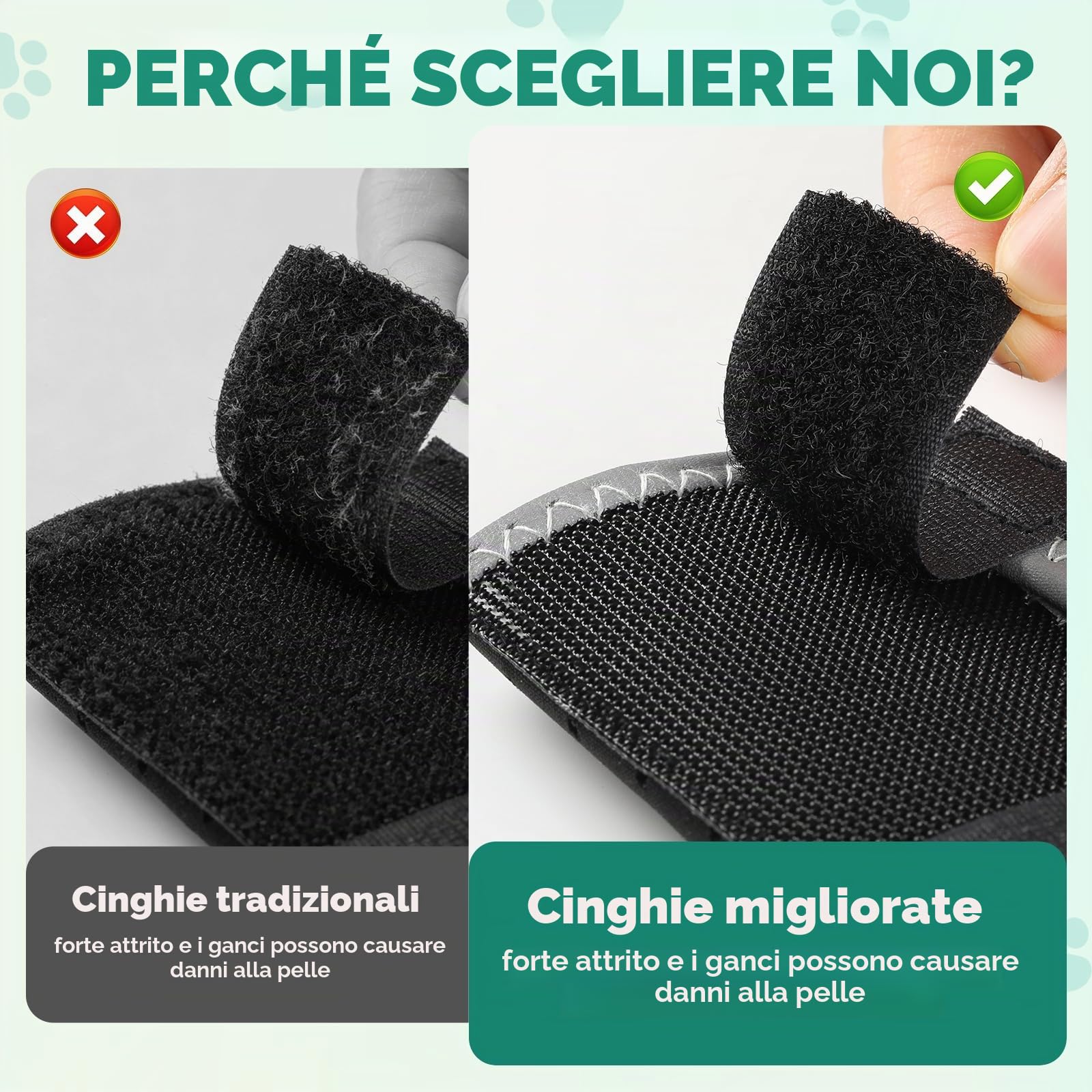 Ohcozzy Ginocchiere per Cani S 2 pezzi anti-leccamento