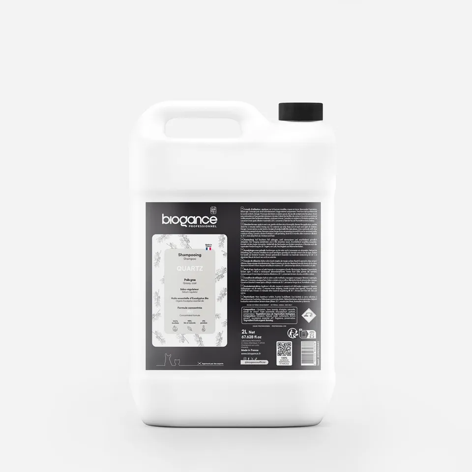 Biogance Quartz Pro shampoo sgrassante cane limone