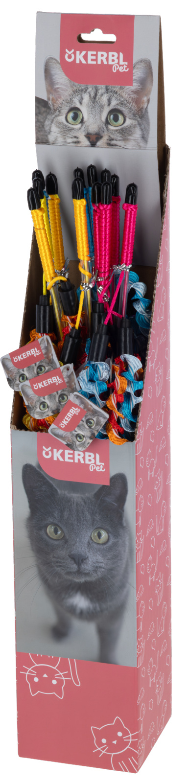 Kerbl Cat Toy Fishing Rod cannetta gioco gatto