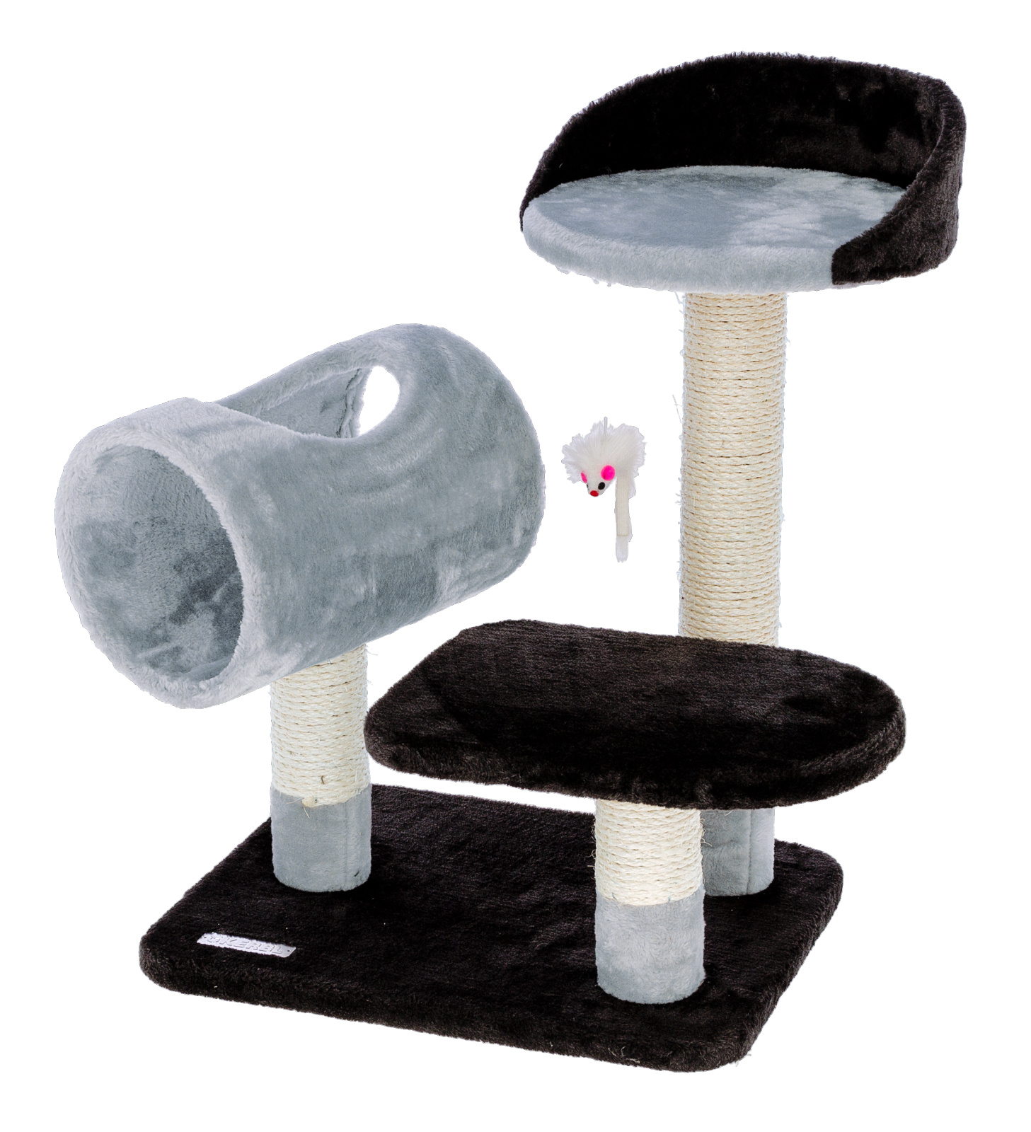 Kerbl Pet Moon Tiragraffi Gatto Piccolo con Tunnel