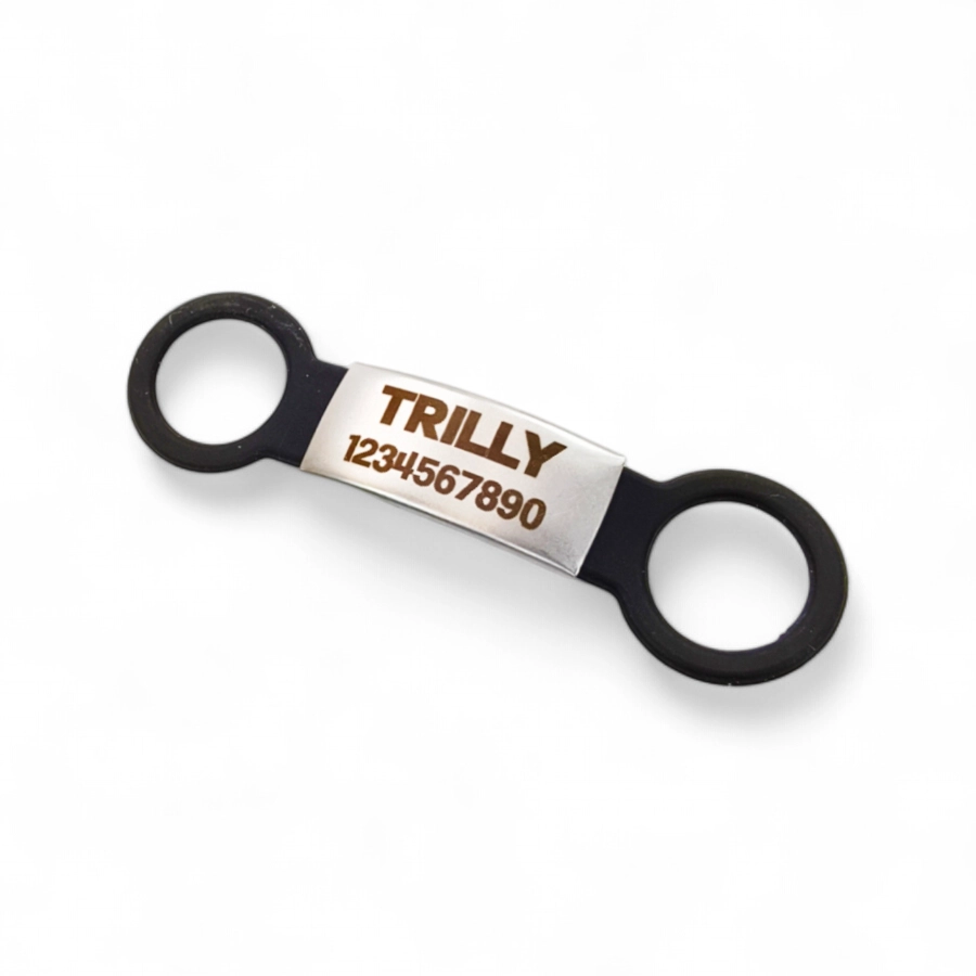 Toscani Gadget Medaglietta Cane Anti Rumore Acciaio Incisa Silenziosa