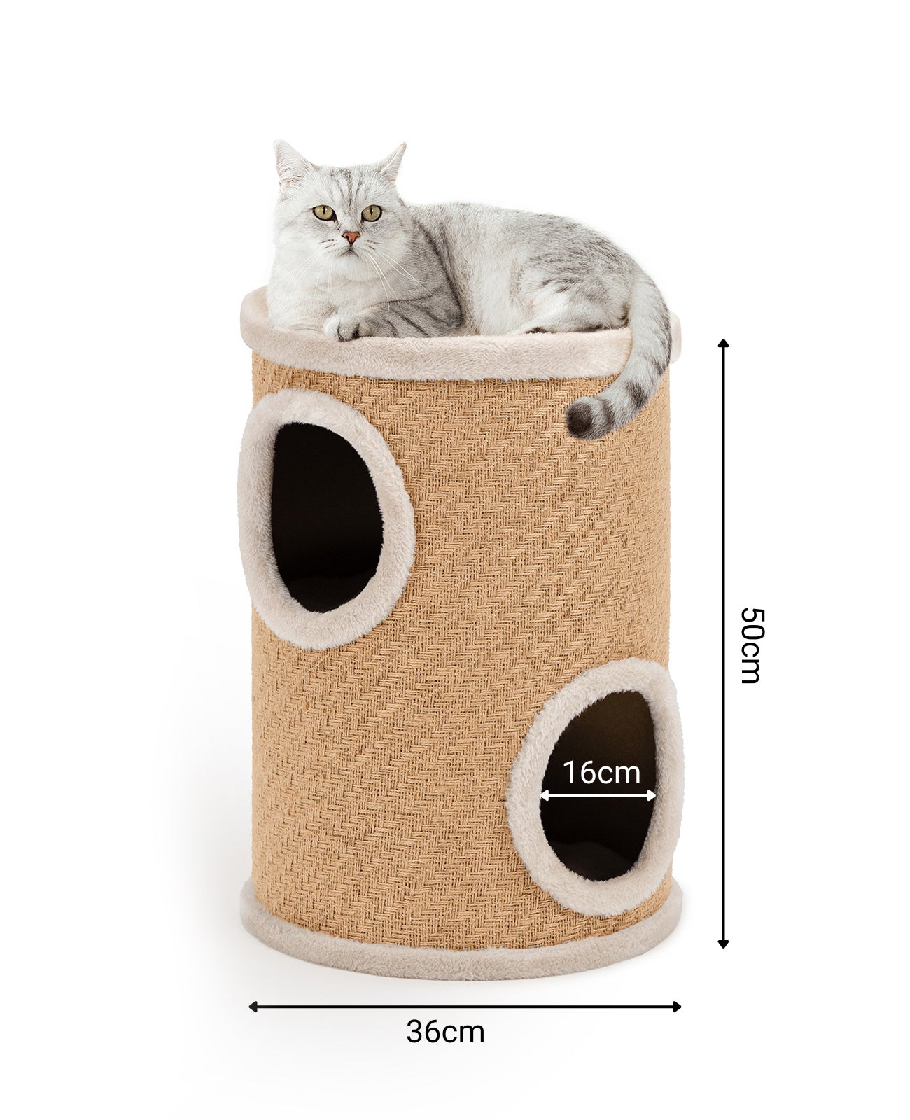 Lionto Kratztonne tiragraffi torre juta 50 cm per gatti