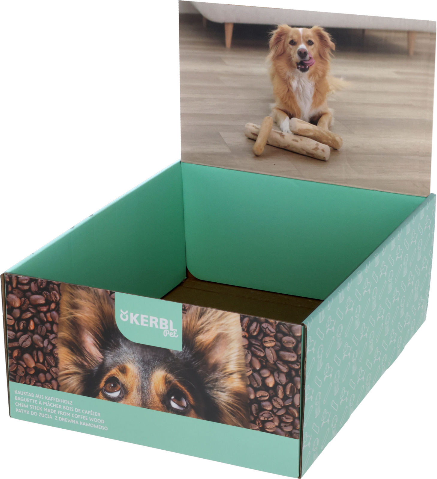 Kerbl Pet Bastone Masticativo Legno di Caffè per Cani