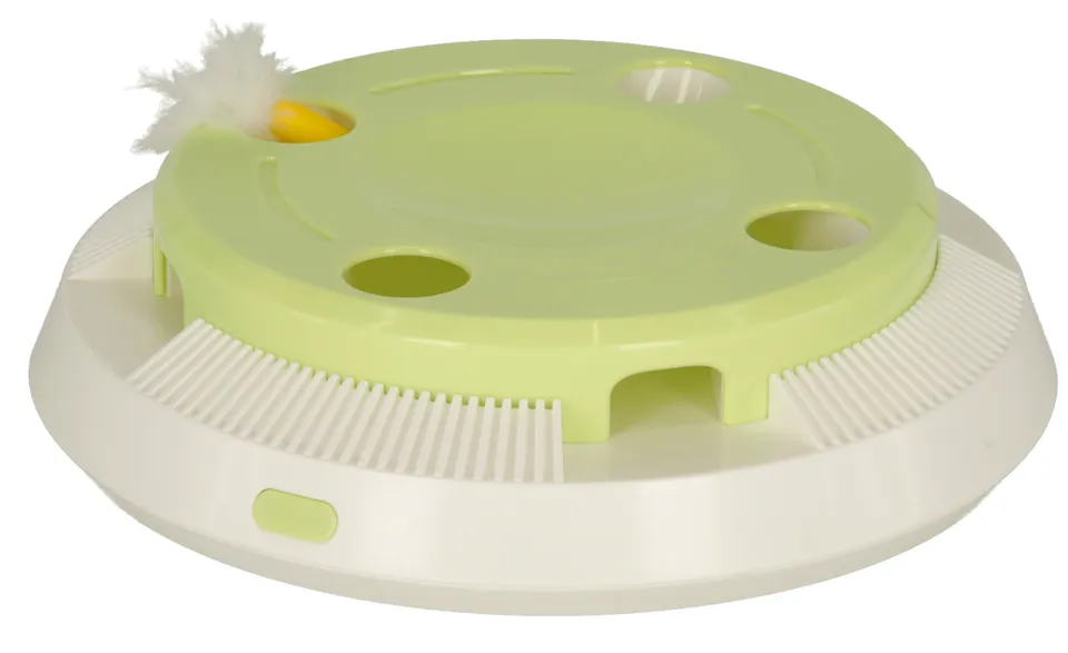 Kerbl Pet Pompom gioco gatto elettronico piuma rotante