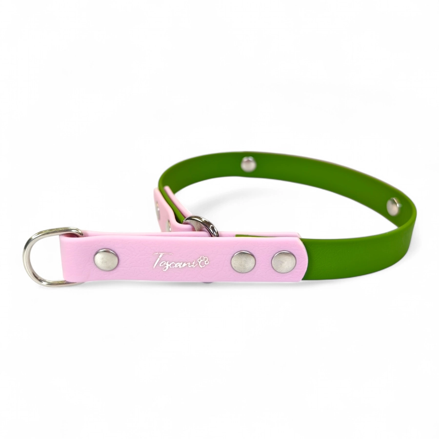 Toscani Waterproof Collare Bicolore per Cani Personalizzato