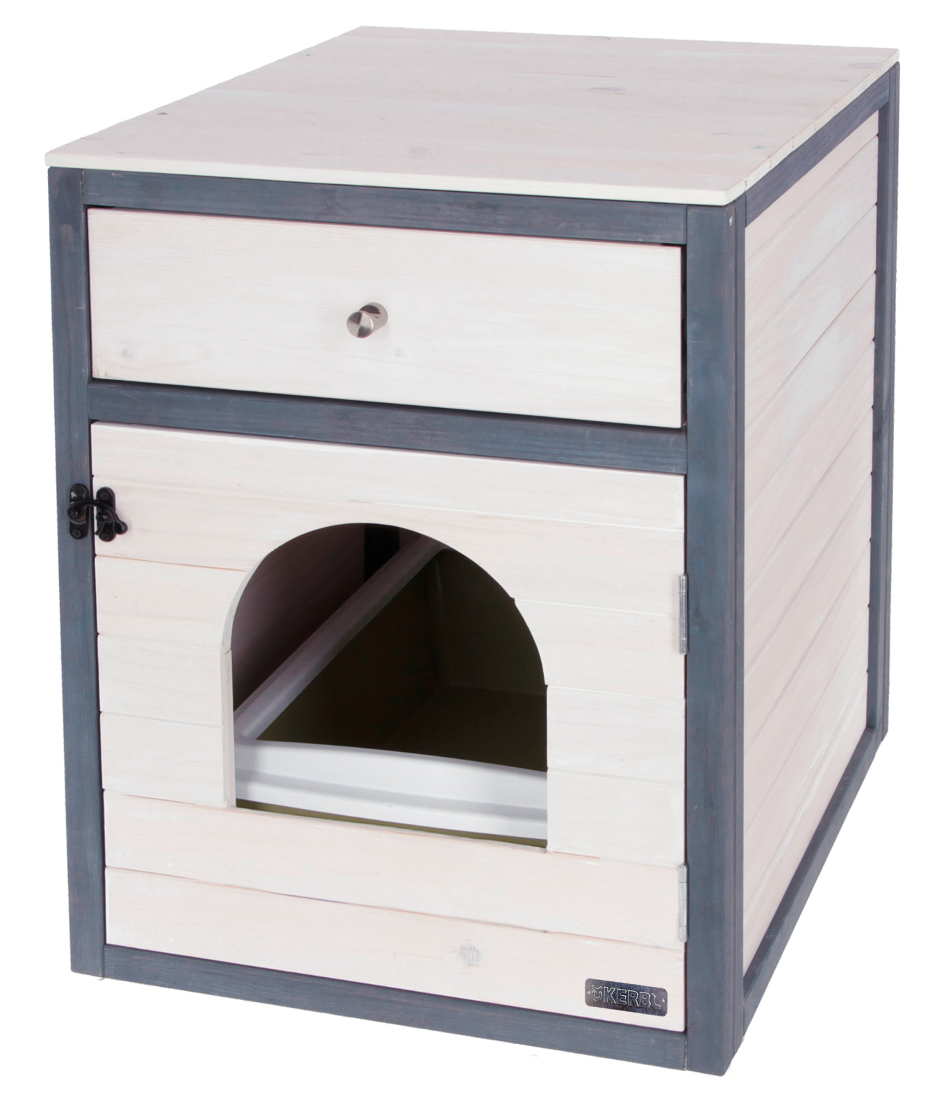 Kerbl Pet Ida mobile lettiera gatto legno nascondiglio cuccia