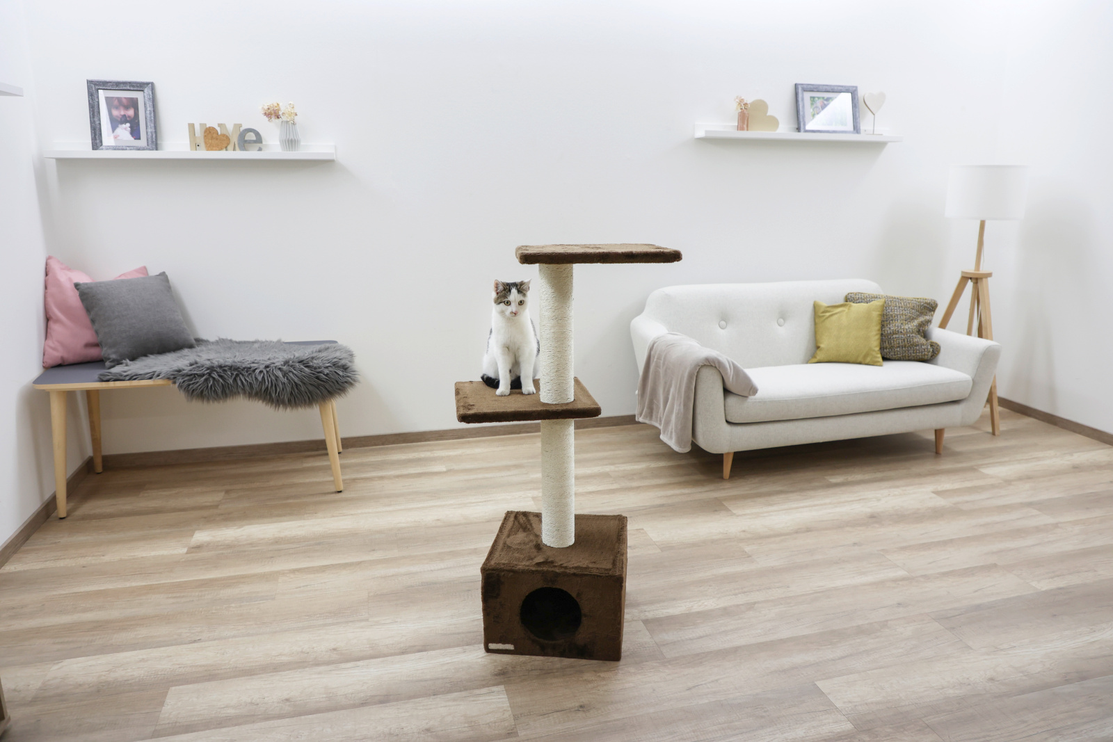 Kerbl Pet Venus tiragraffi gatto sisal 37x37 cm