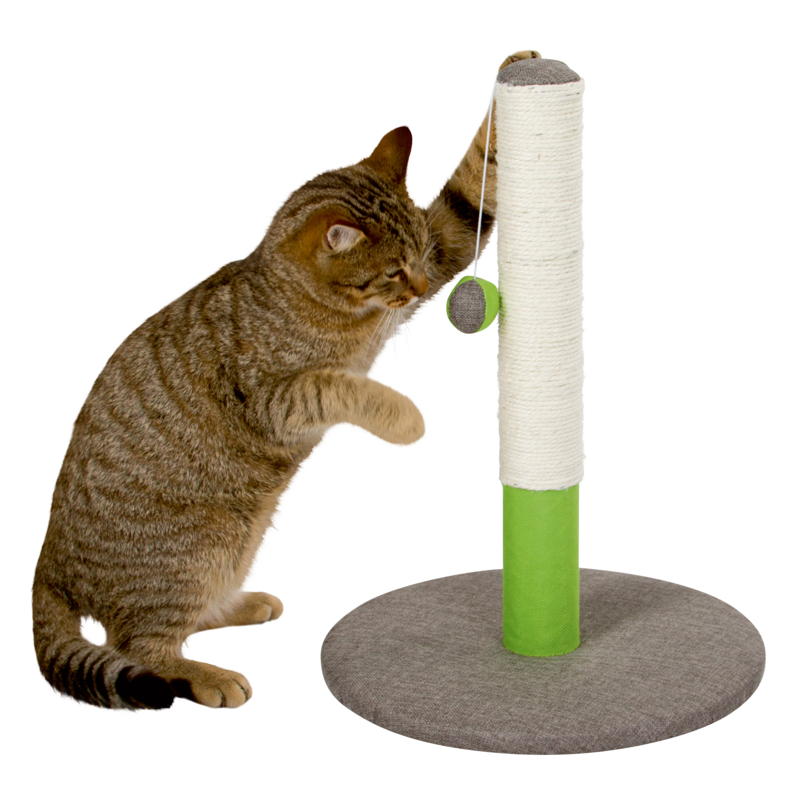 Kerbl Pet Opal Basic tiragraffi gatto sisal base 37 cm con pallina