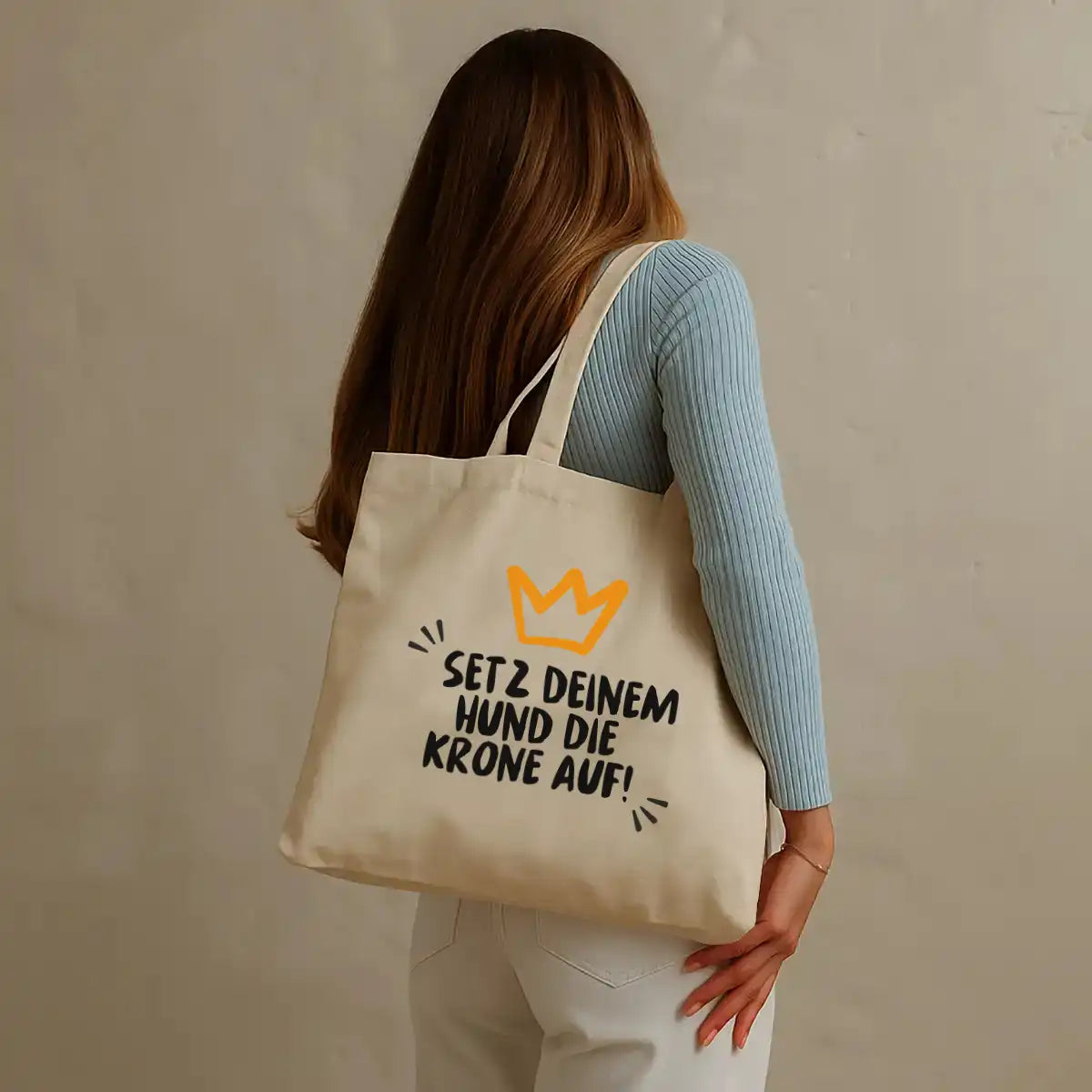Rudelkönig Sonstiges Baumwollbeutel shopper cotone Beige bio