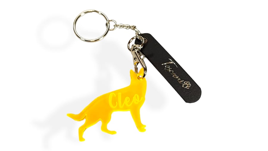 Toscani Gadget PET Plexy portachiavi personalizzato 5cm