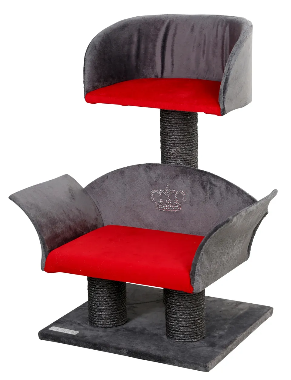 Kerbl Lounge Deluxe albero tiragraffi gatto sisal 2 cuccette