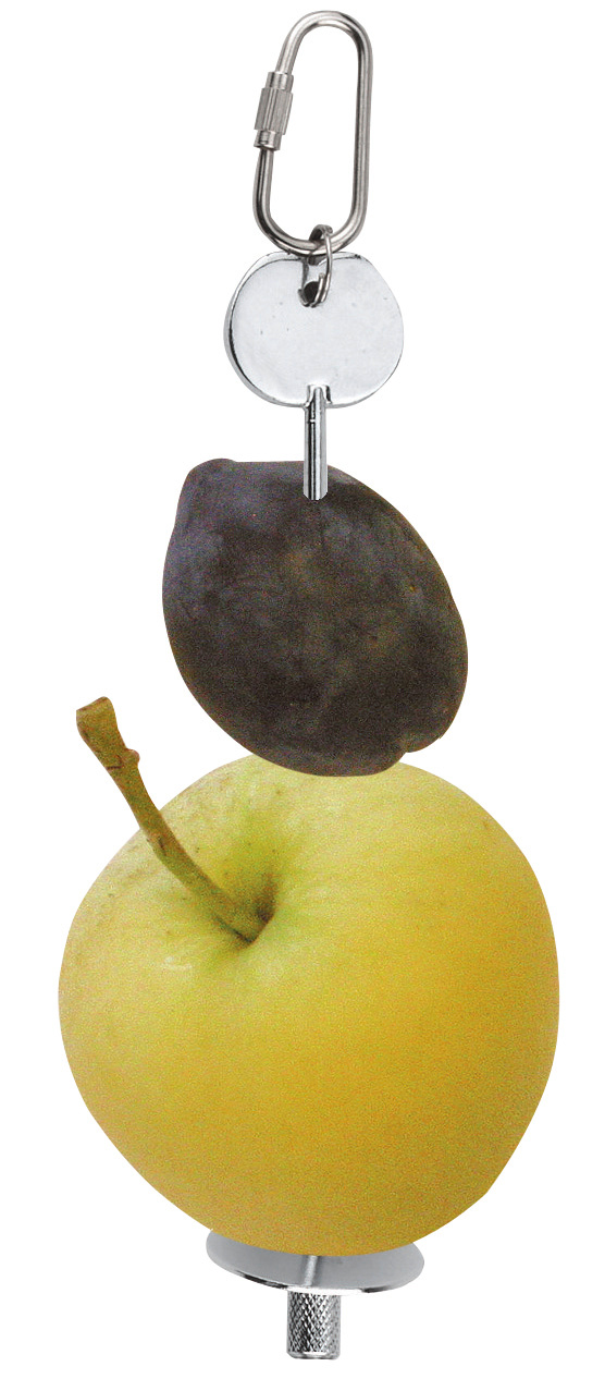 Kerbl Pet Fruit Holder Porta Frutta Gabbia Metallo Zincato Roditori
