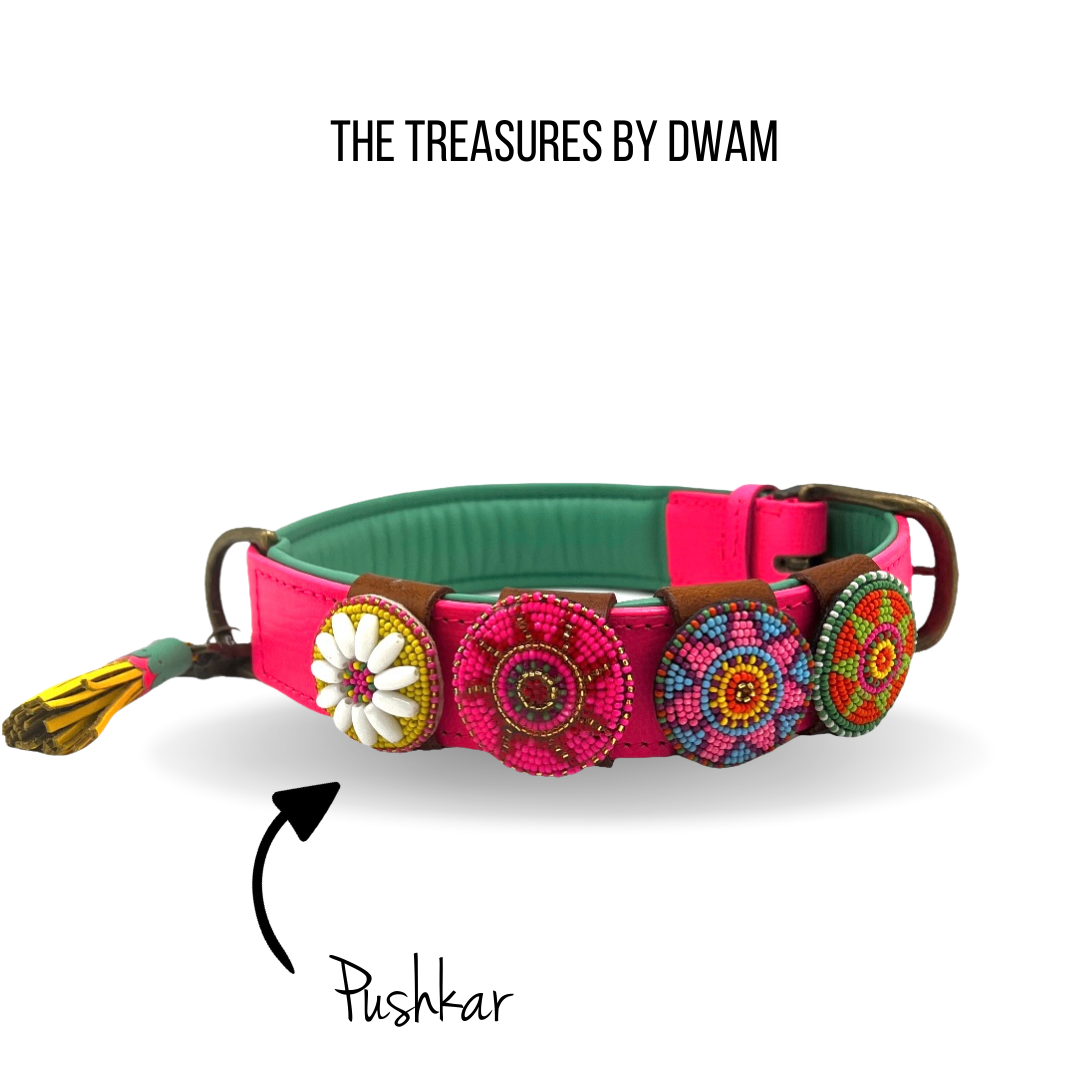 Dog with a Mission Pushkar Treasure M accessorio collare boho
