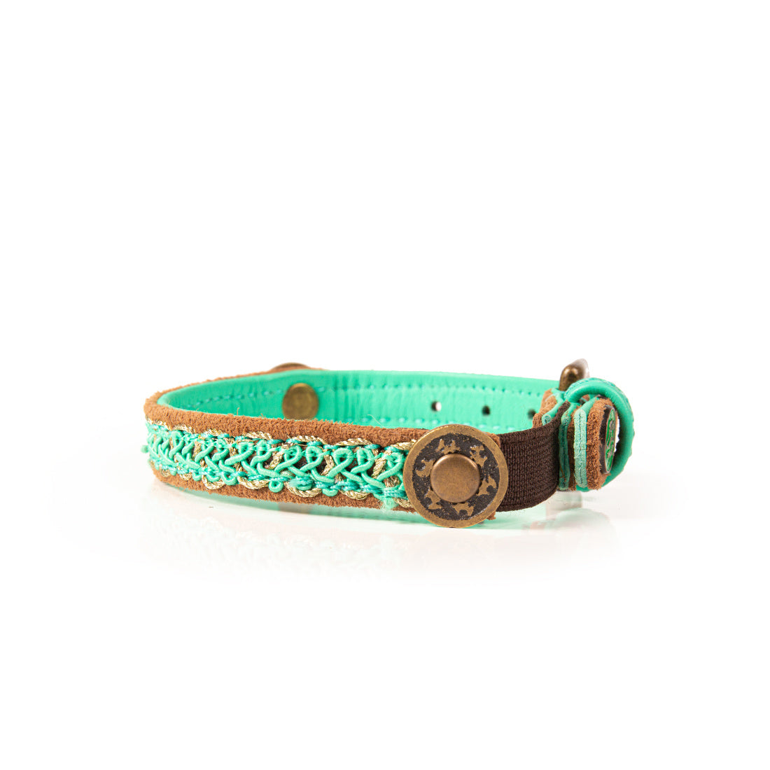 Dog with a Mission Tommy collare gatto pelle 22-27 cm