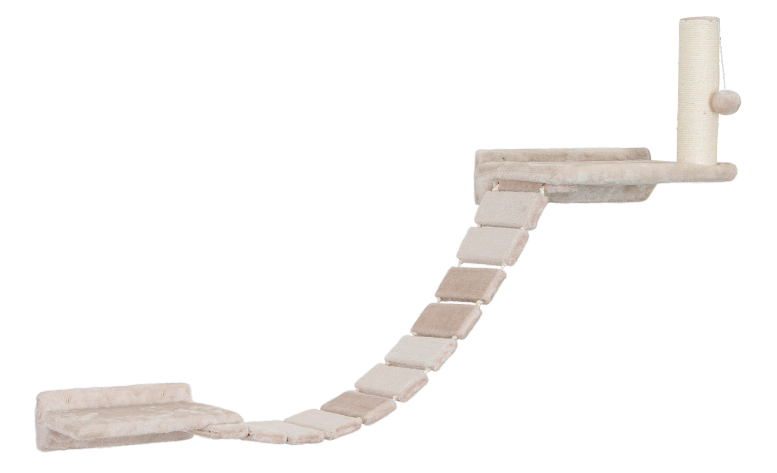 Kerbl Pet Matterhorn parete tiragraffi gatto 6 pezzi sisal