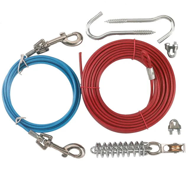 Kerbl Pet Yard Lead Set lunghina cane 15 m + guinzaglio 3 m