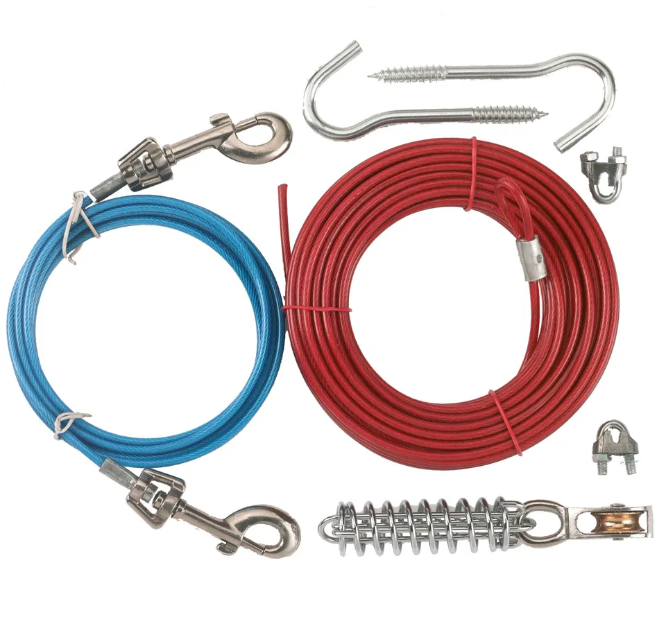 Kerbl Pet Yard Lead Set lunghina cane 15 m + guinzaglio 3 m