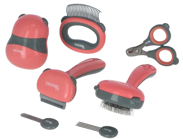 Kerbl Pet Care Kit 7in1 set toelettatura gatto 7 pezzi