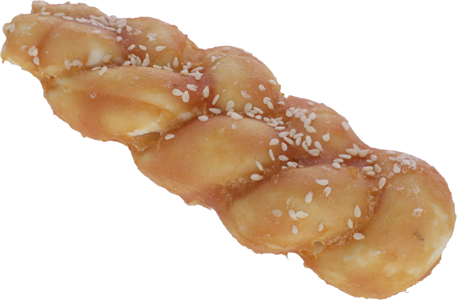 Kerbl Pet Rawhide Plait snack cane treccia pollo sesamo