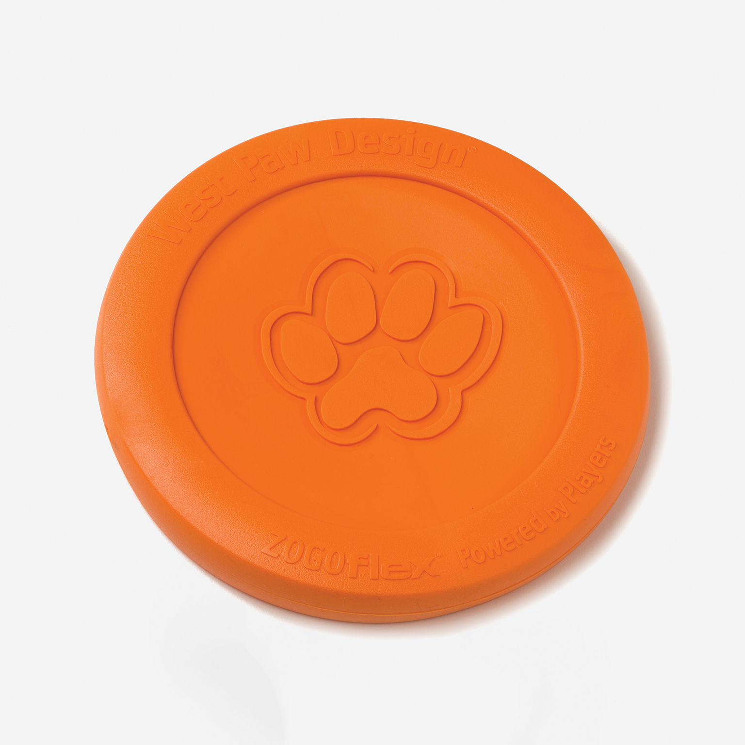 West Paw Zisc frisbee gioco cane arancione plastica riciclata