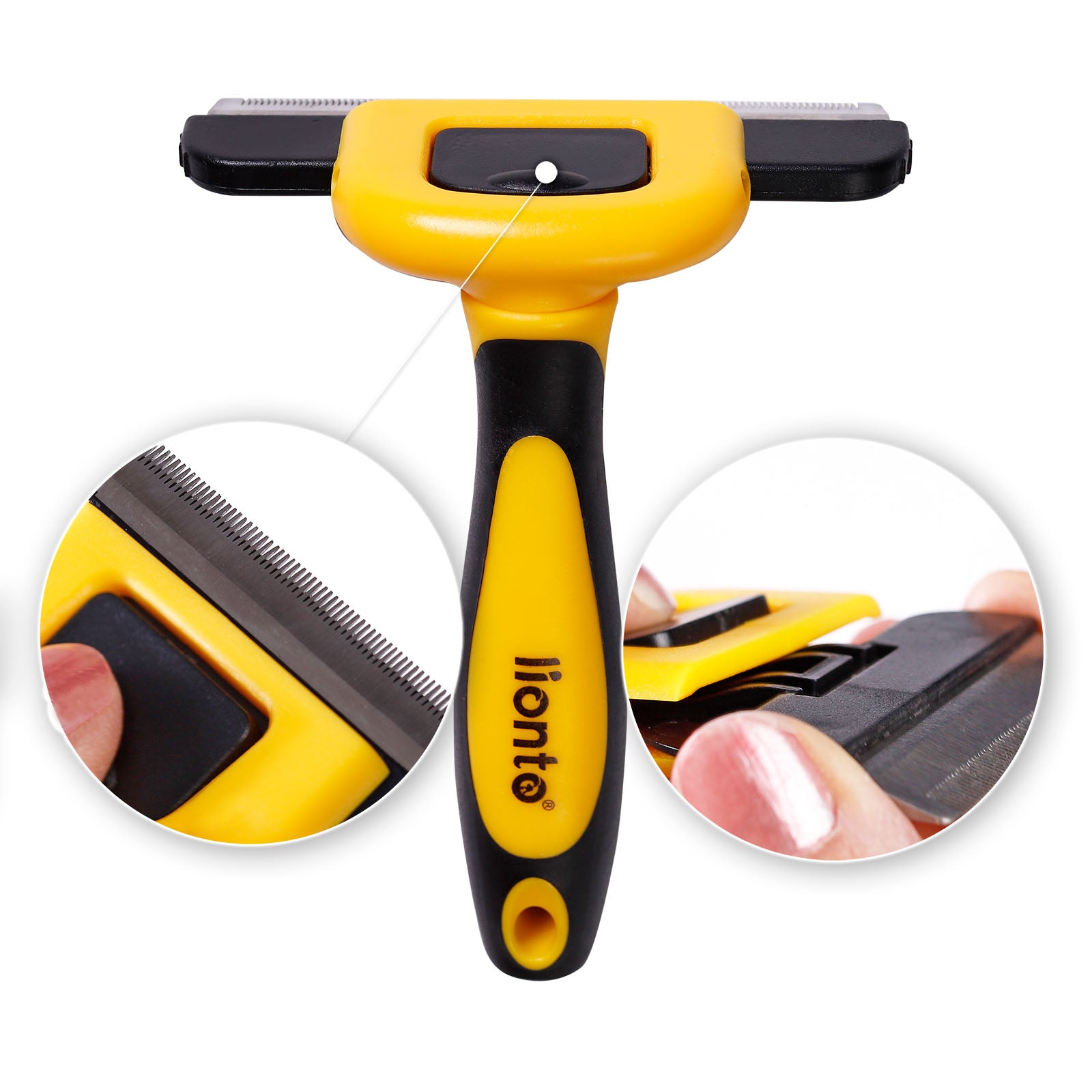 Lionto Spazzola Autopulente 18 cm Toelettatura Cani Gatti