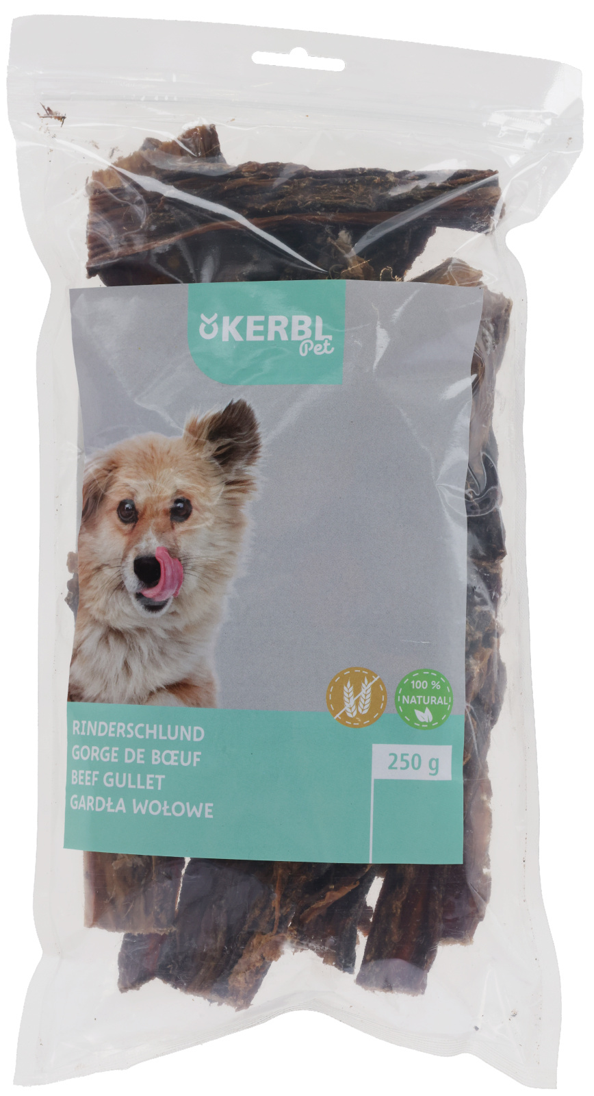 Kerbl Pet Beef Gullet snack cane gola di manzo