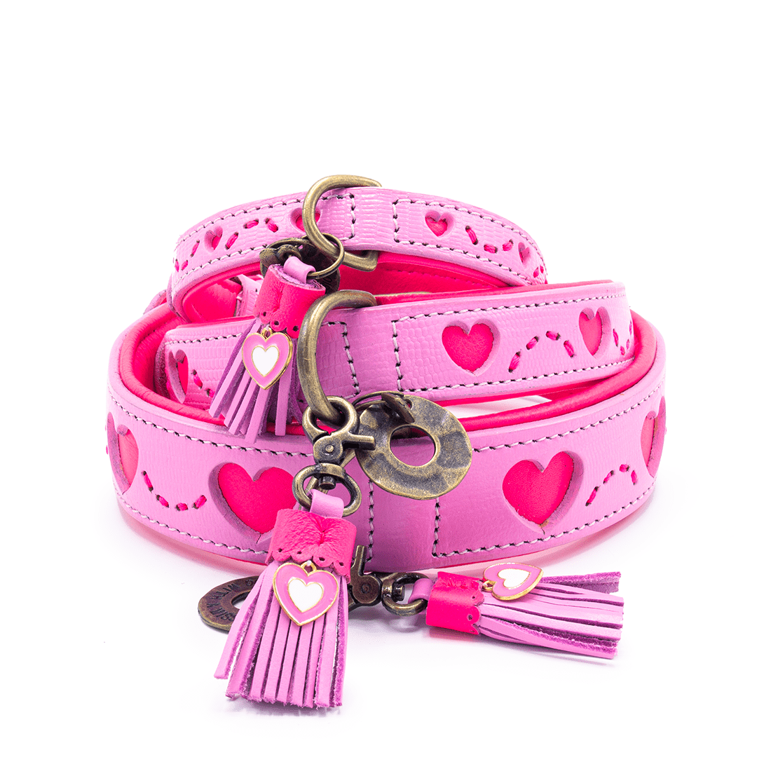 Dog with a Mission Sweety XXL Collare Cane Rosa Cuori