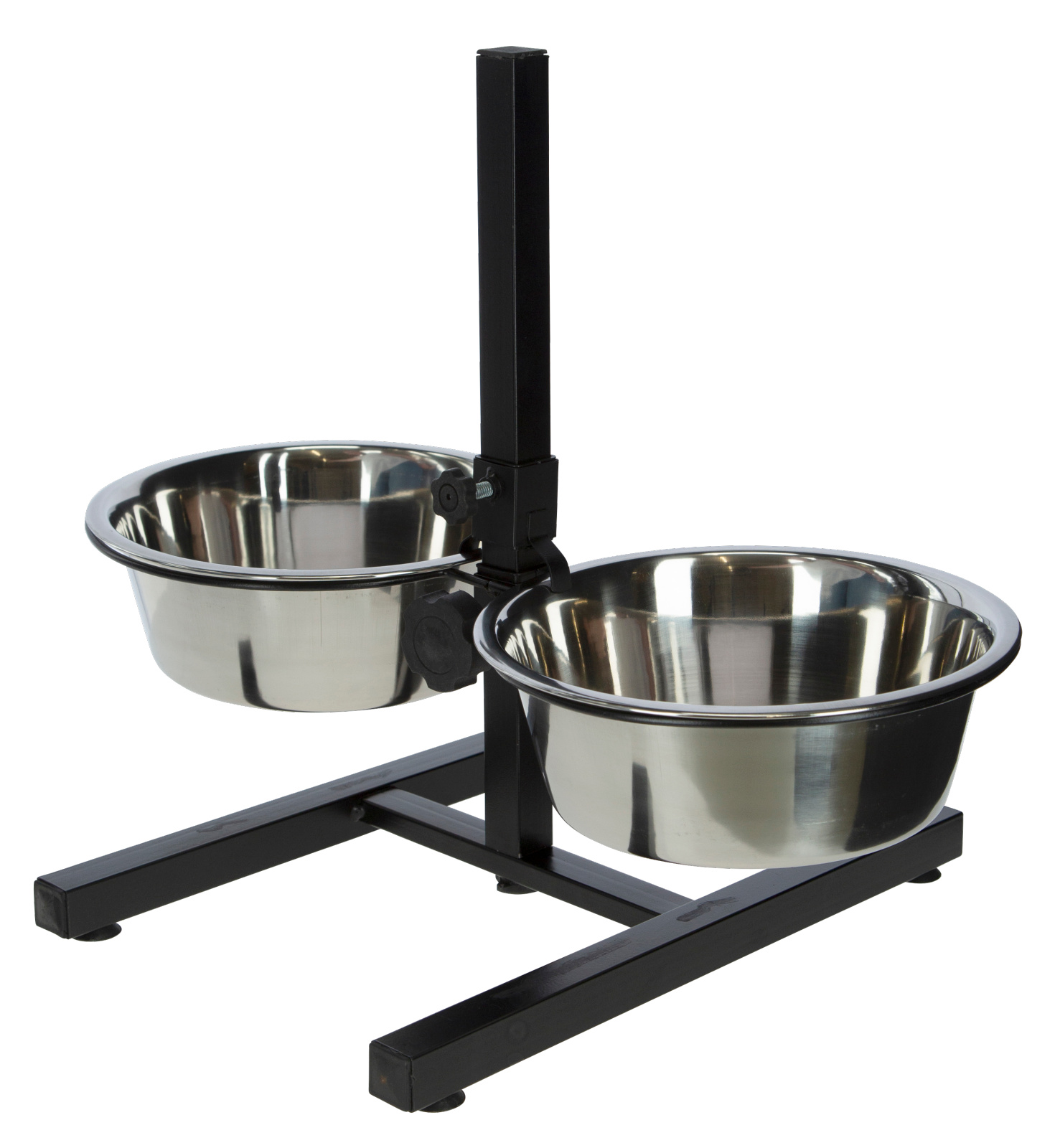 Kerbl Pet Feeding Bar ciotole cane rialzate acciaio