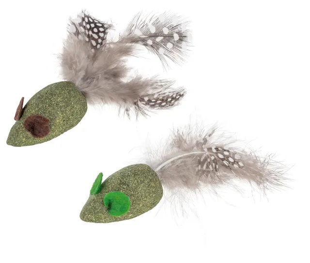 Kerbl Pet Mouse giocattolo topo gatto catnip 2 pezzi