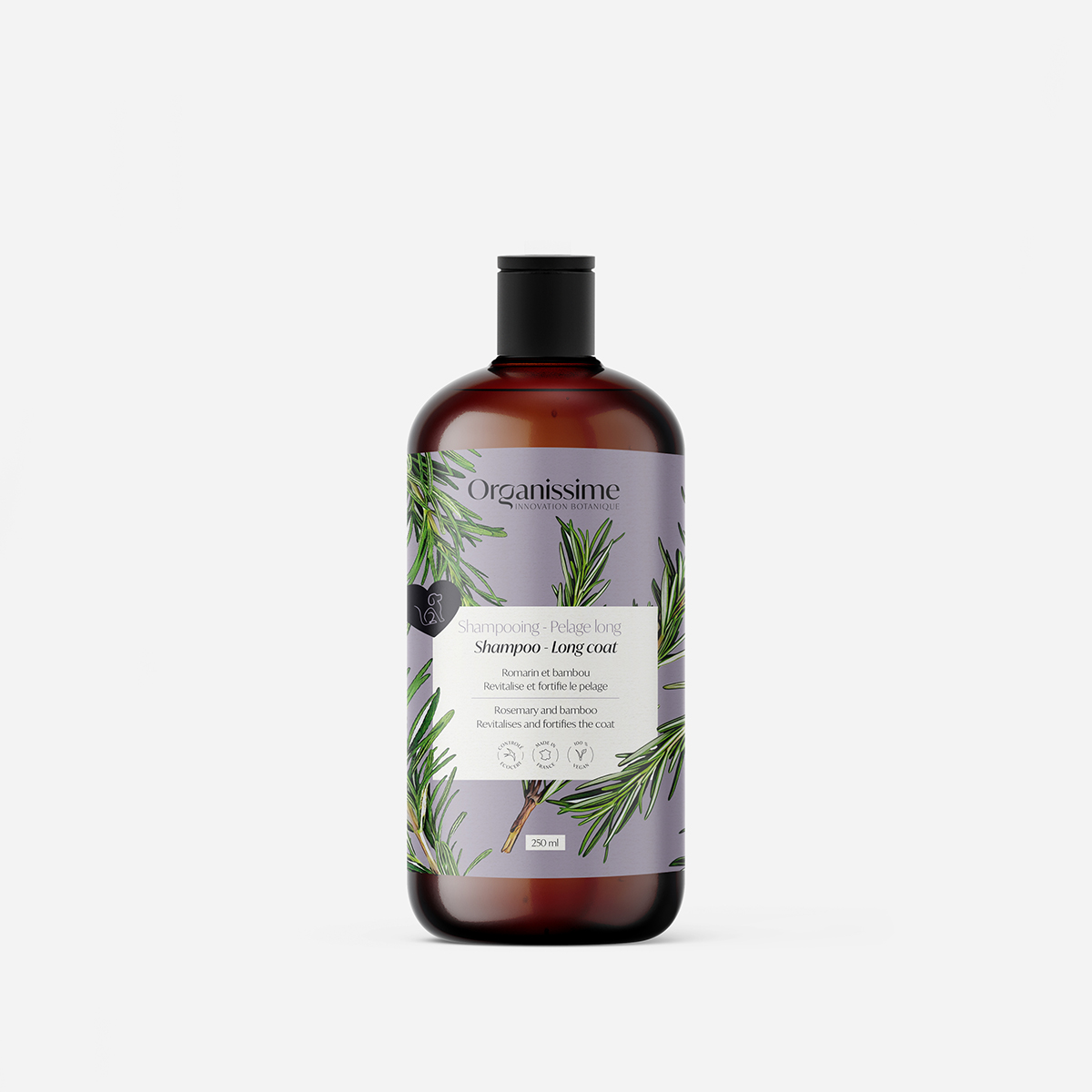Biogance Organissime shampoo cane pelo lungo rosmarino