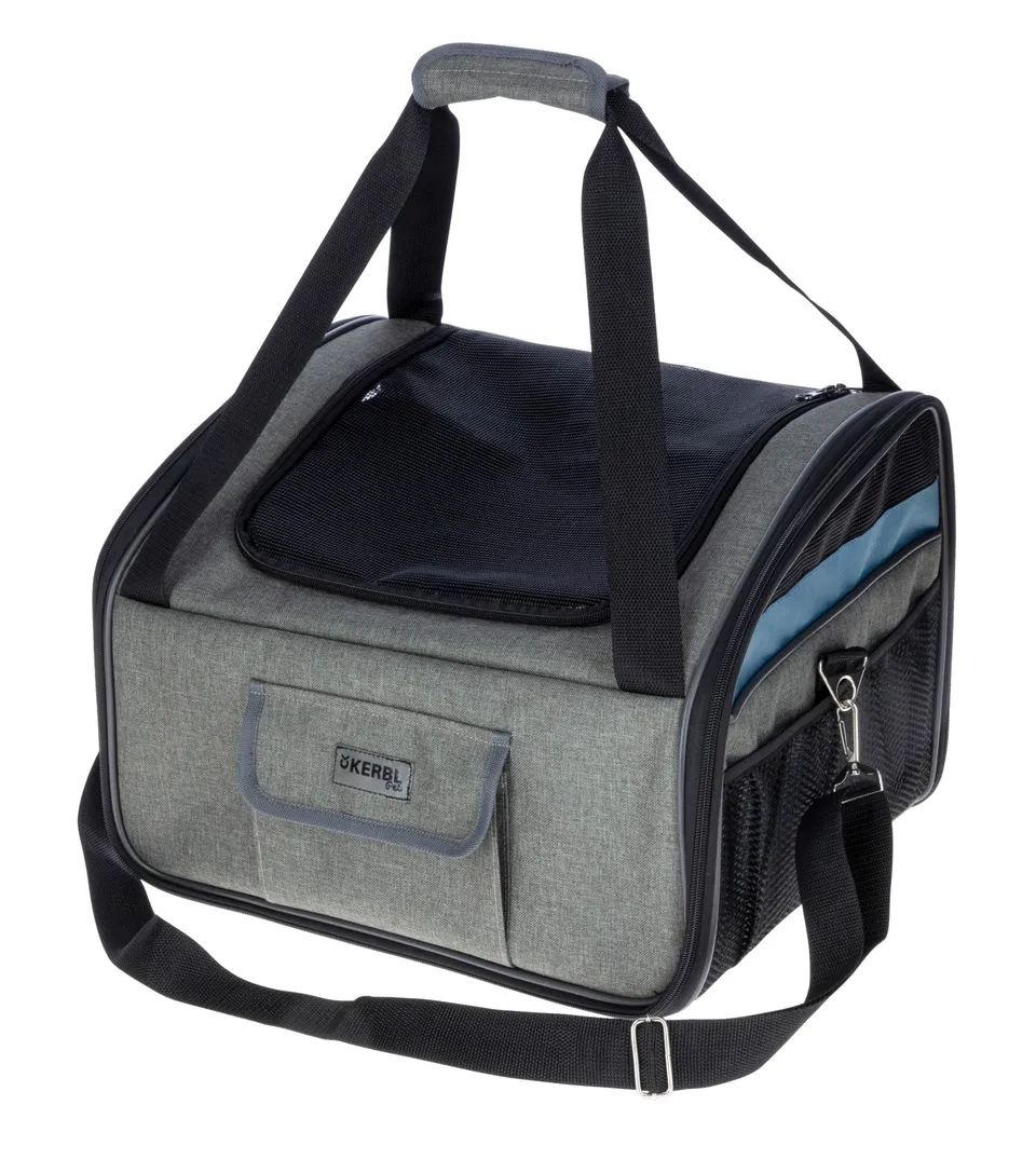 Kerbl Pet Vacation borsa trasporto cane auto Oxford 4 in 1